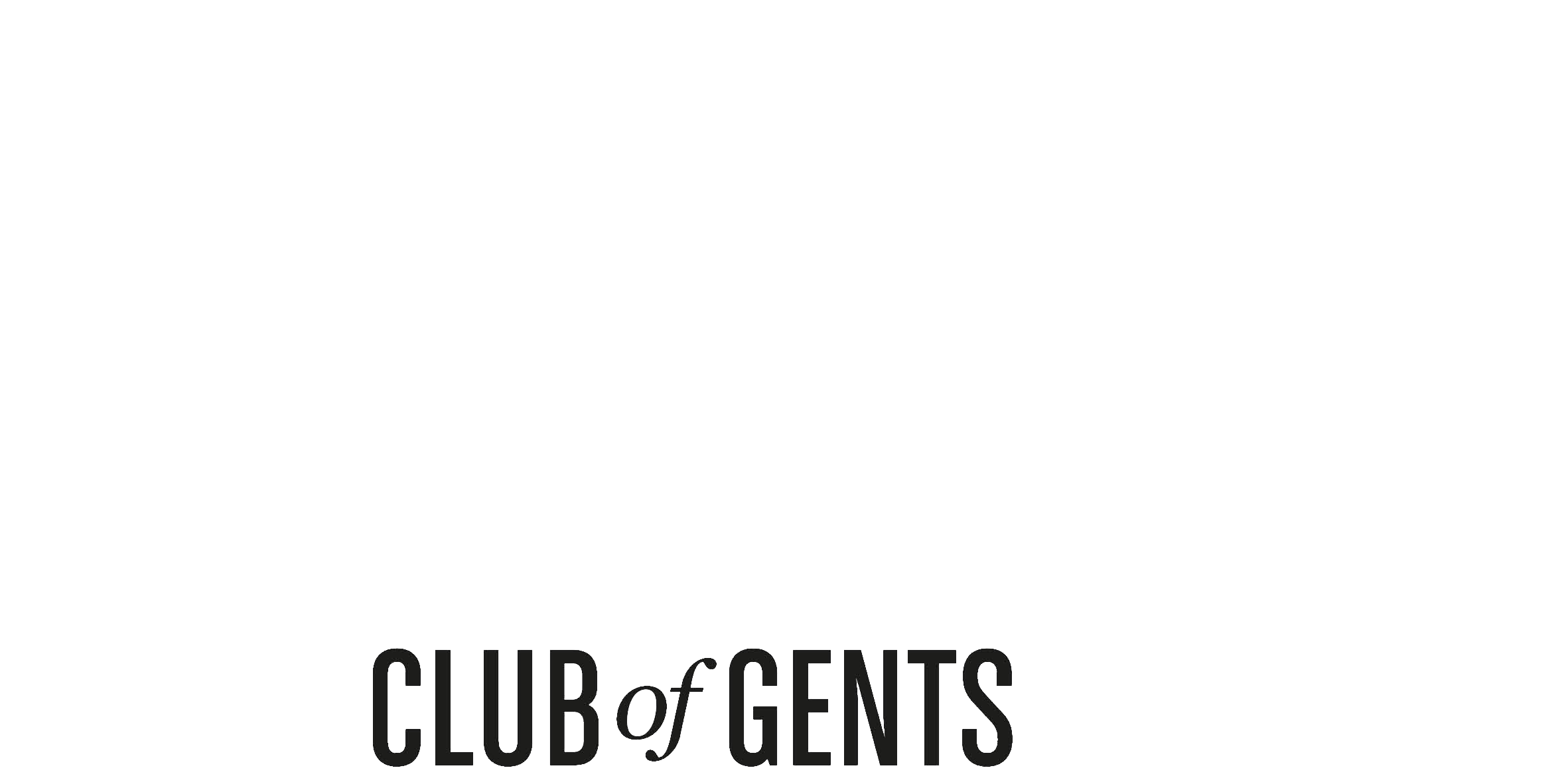 Club of gents Logo schriftzug